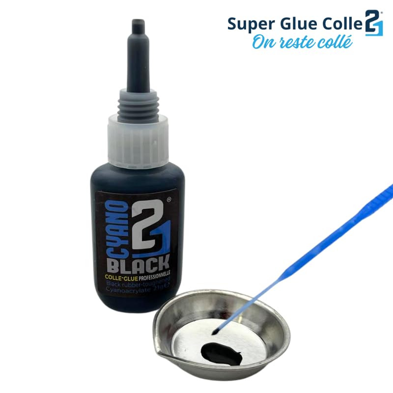10 STYLET applicateur en polyéthylène de précision pour Superglue Colle21, Stylet Colle21, stylet pour Cyanoacrylate, stylet pour bricolage, stylet pour modélisme, stylet pour DIY.