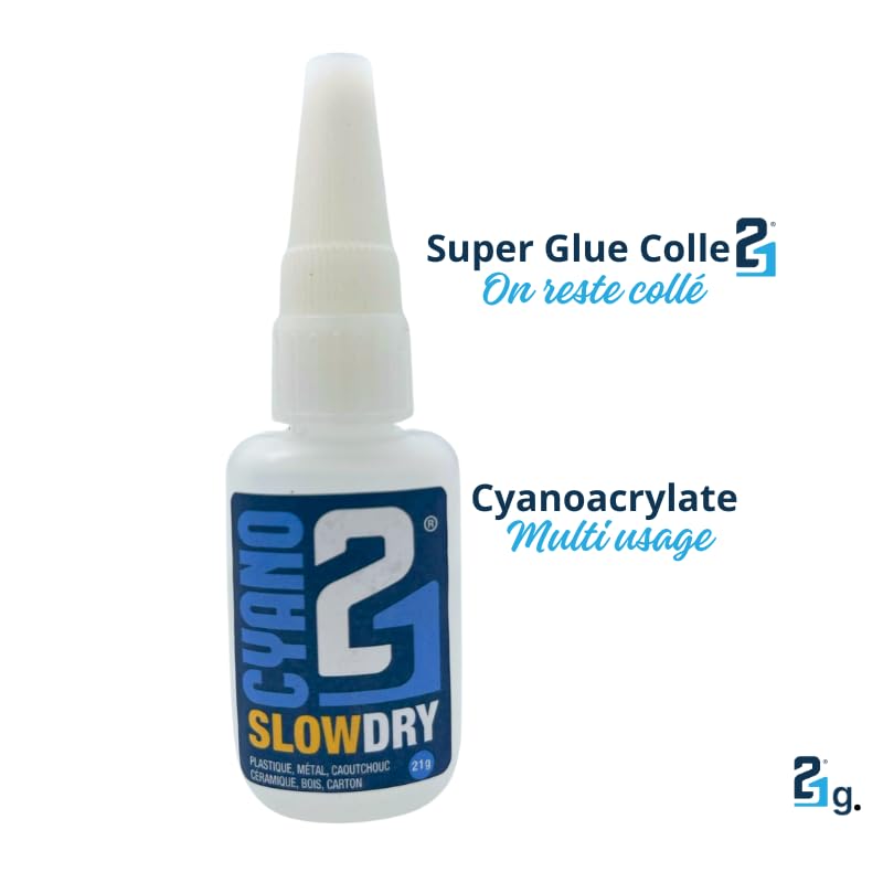 Super Glue SLOW DRY AMMO Mig/Colle 21 Super Glue - 21gr.