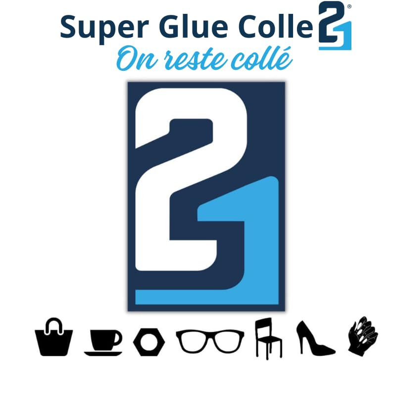 Colle Blanche Vinylique Colle 21 - 125 ml- Glue Pour les travaux d'assemblage et de montage sur matériaux poreux (bois, papier, carton, aggloméré, MDF...),