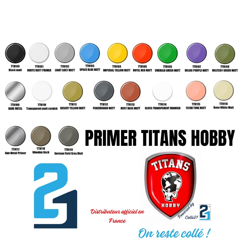 Titans Hobby: Light Gray Matt Primer TTH102