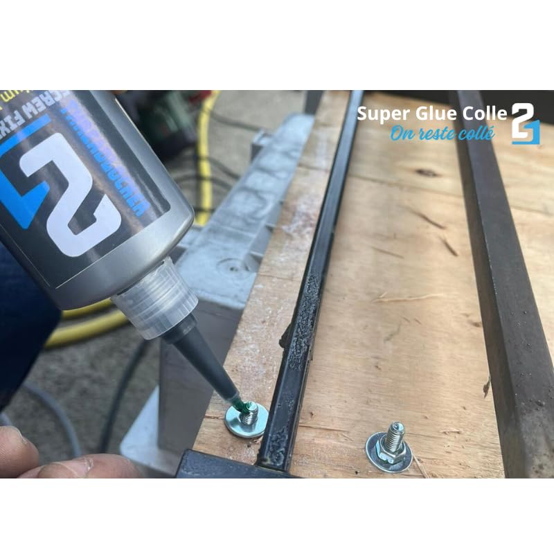 THREADLOCKER Super Glue frein-filet by Colle21 - 50 ml. Colle pour freinage, colle pour fixations, colle pour bricolage.