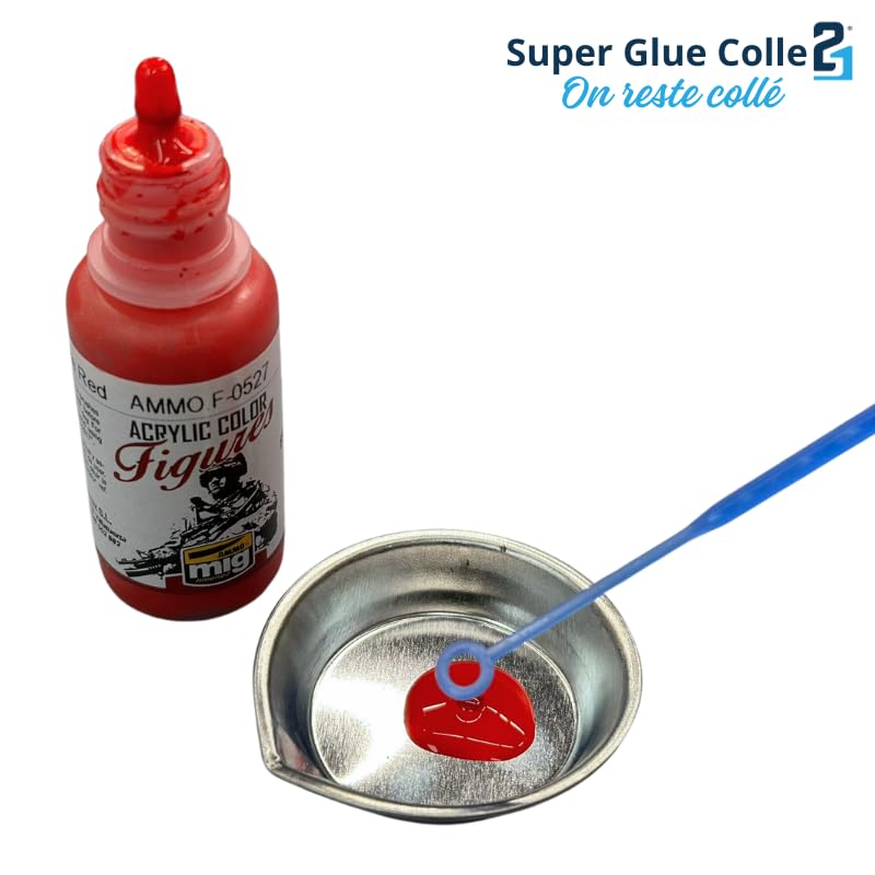 10 STYLET applicateur en polyéthylène de précision pour Superglue Colle21, Stylet Colle21, stylet pour Cyanoacrylate, stylet pour bricolage, stylet pour modélisme, stylet pour DIY.