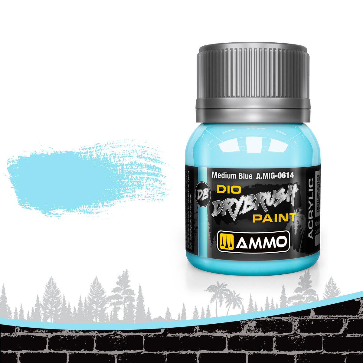 DRYBRUSH Blu medio - AMMO di Mig Jimenez