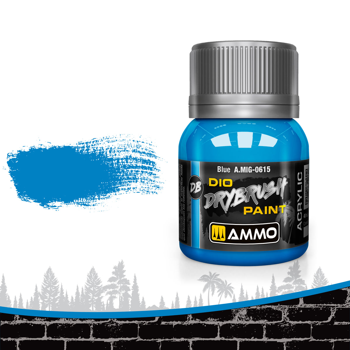 CEPILLO SECO Azul - AMMO de Mig Jimenez