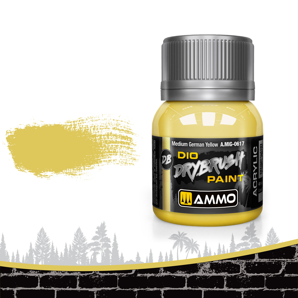 DRYBRUSH Medium German Yellow - AMMO by Mig Jimenez