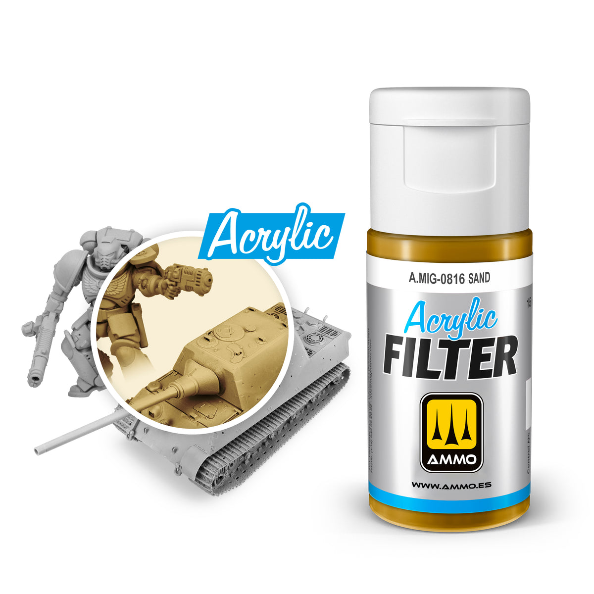 ACRYLIC FILTER Sand - AMMO by Mig Jimenez