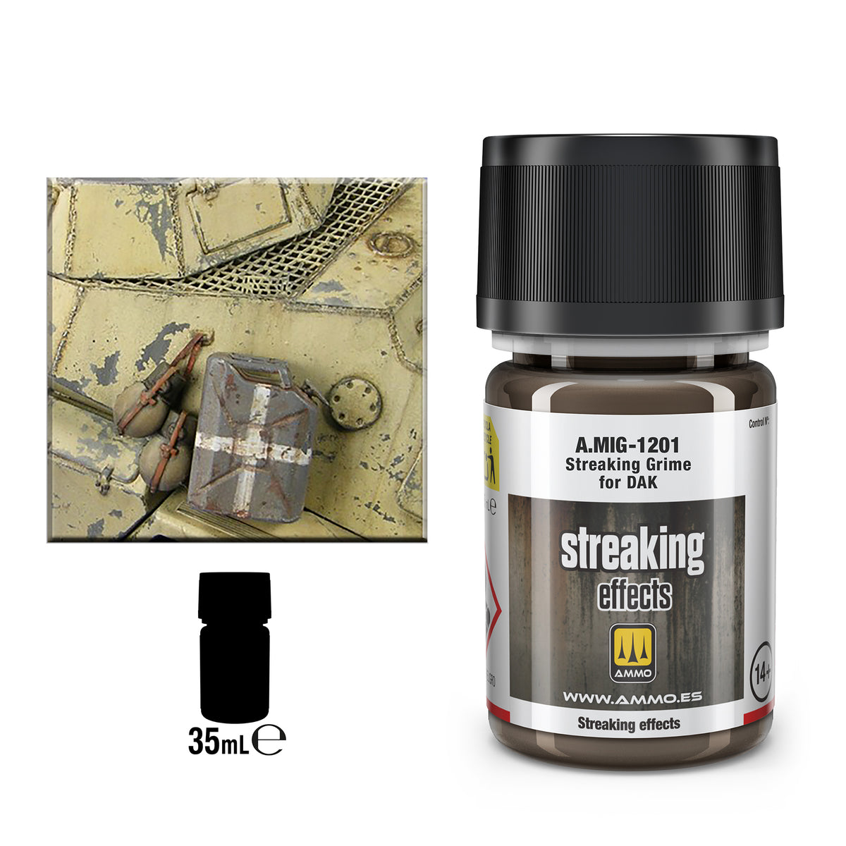 STREAKING Grime for D.A.K. - AMMO by Mig Jimenez