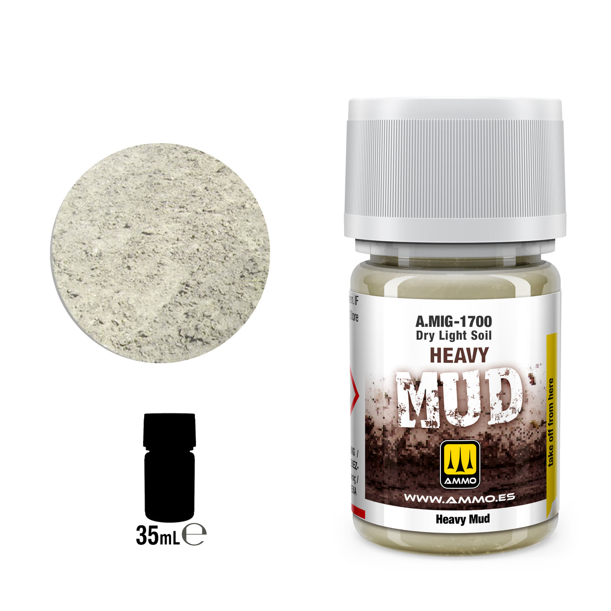 HEAVY MUD Dry Light Soil - AMMO by Mig Jimenez