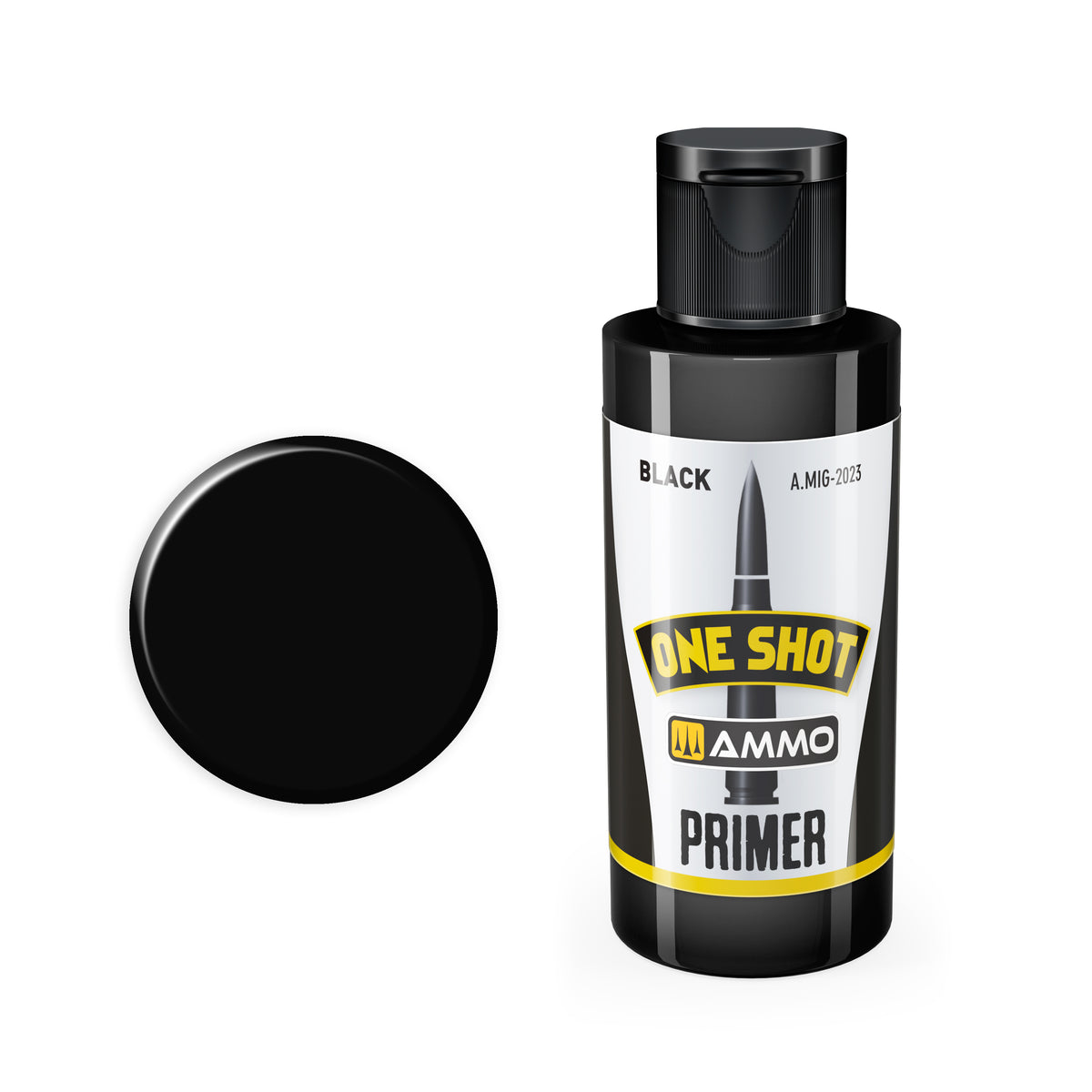 ONE SHOT PRIMER Black (60mL) - AMMO by Mig Jimenez