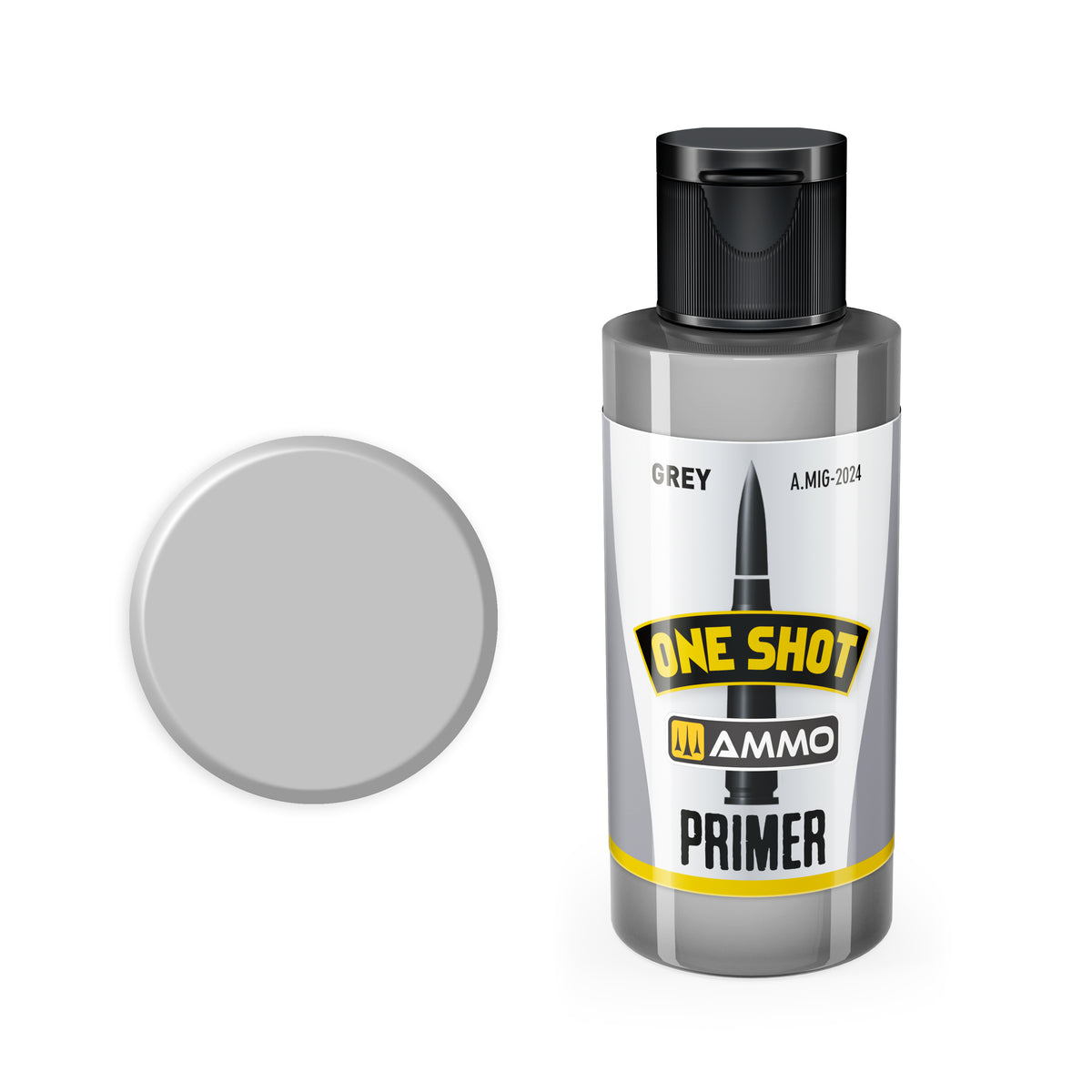ONE SHOT PRIMER Grey (60mL) - AMMO by Mig Jimenez