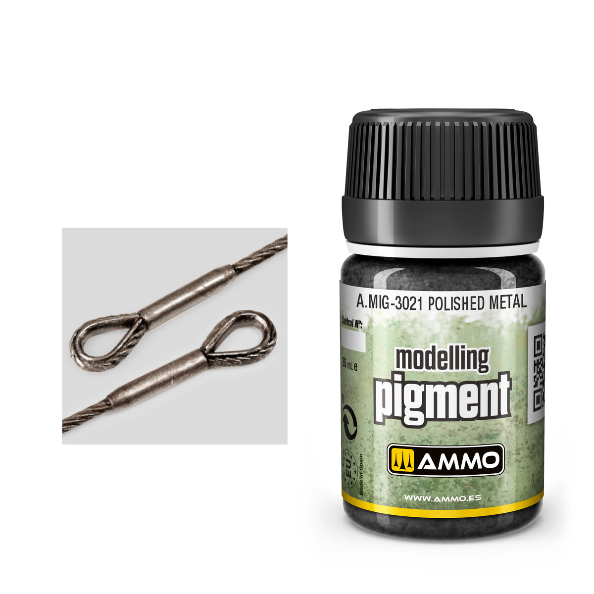 PIGMENT Polished Metal - AMMO by Mig Jimenez