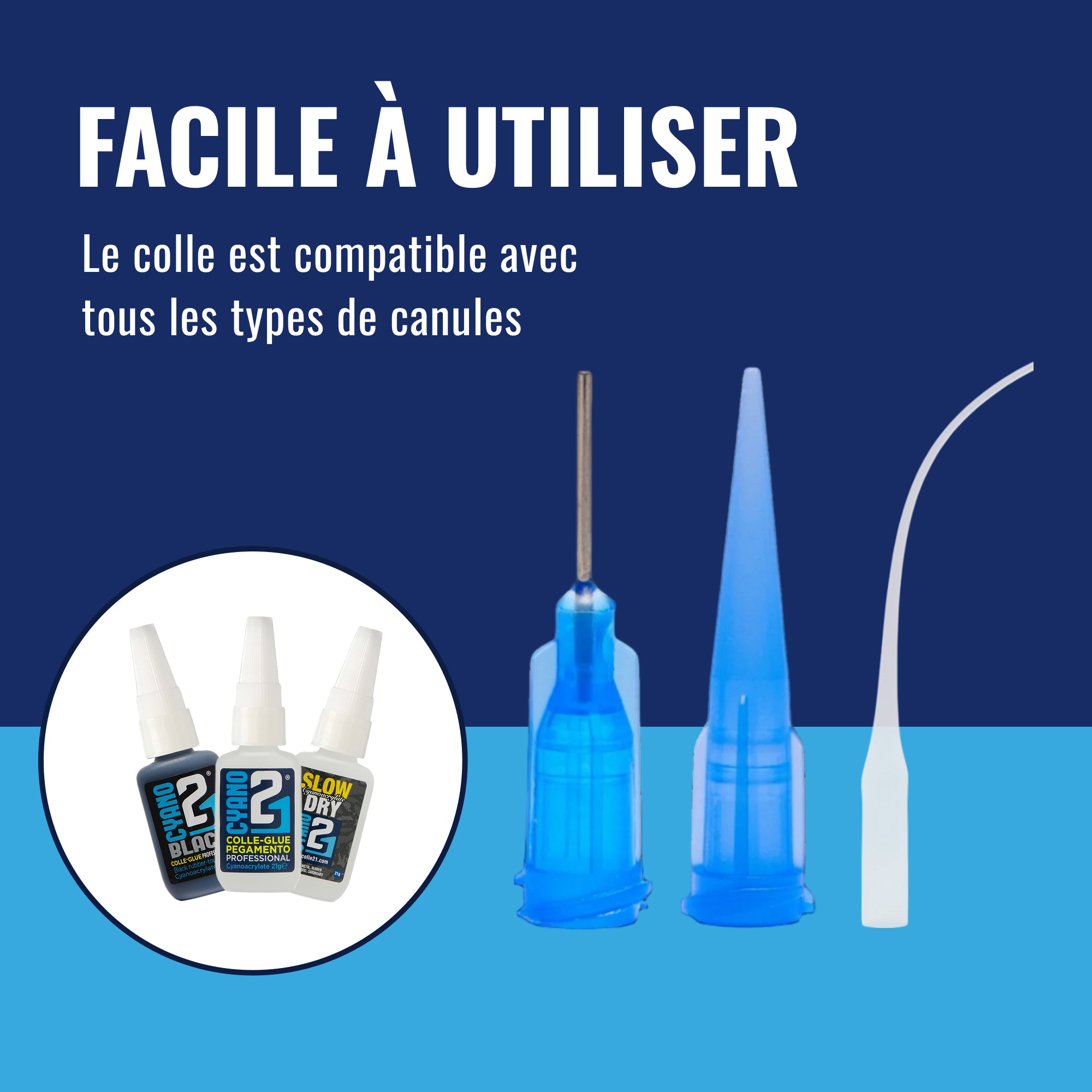 TRIS Super Glue Colle21 - 3 glues Colle21 for optimal results, high quality cyanoacrylate glues. Glue for model making, glue for DIY