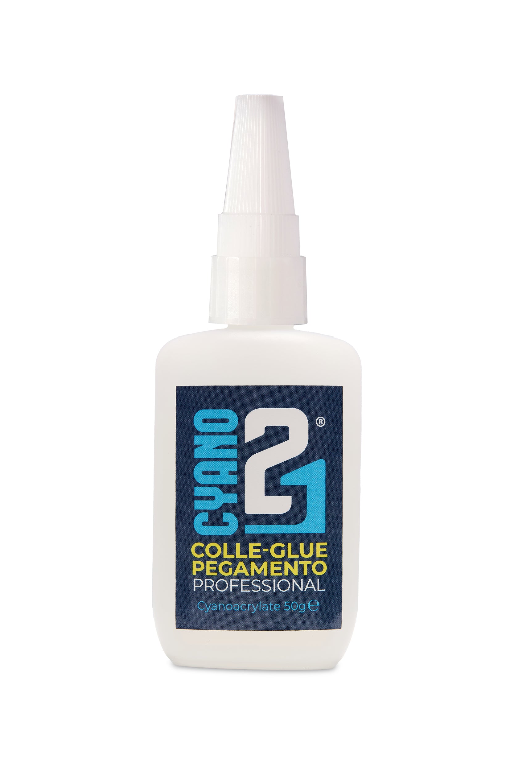 Super Glue Cyano Colle21 50g | Colle Extra Forte pour réparation précise – Colle grand format – Colle à séchage rapide – Colle Multi-Usage pour tous matériaux – Colle Fluide & Durable