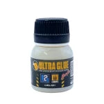 Ultra glue by Colle21 & AmmoMig 30mL - glue for modelism, transparent glue, glue for photo-etched parts, glue for transparent parts. 
