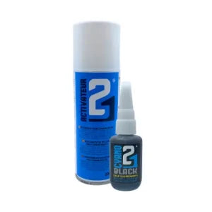 Super Glue Kit Cyano Black Glue 21 y Activator 21 para cianoacrilato