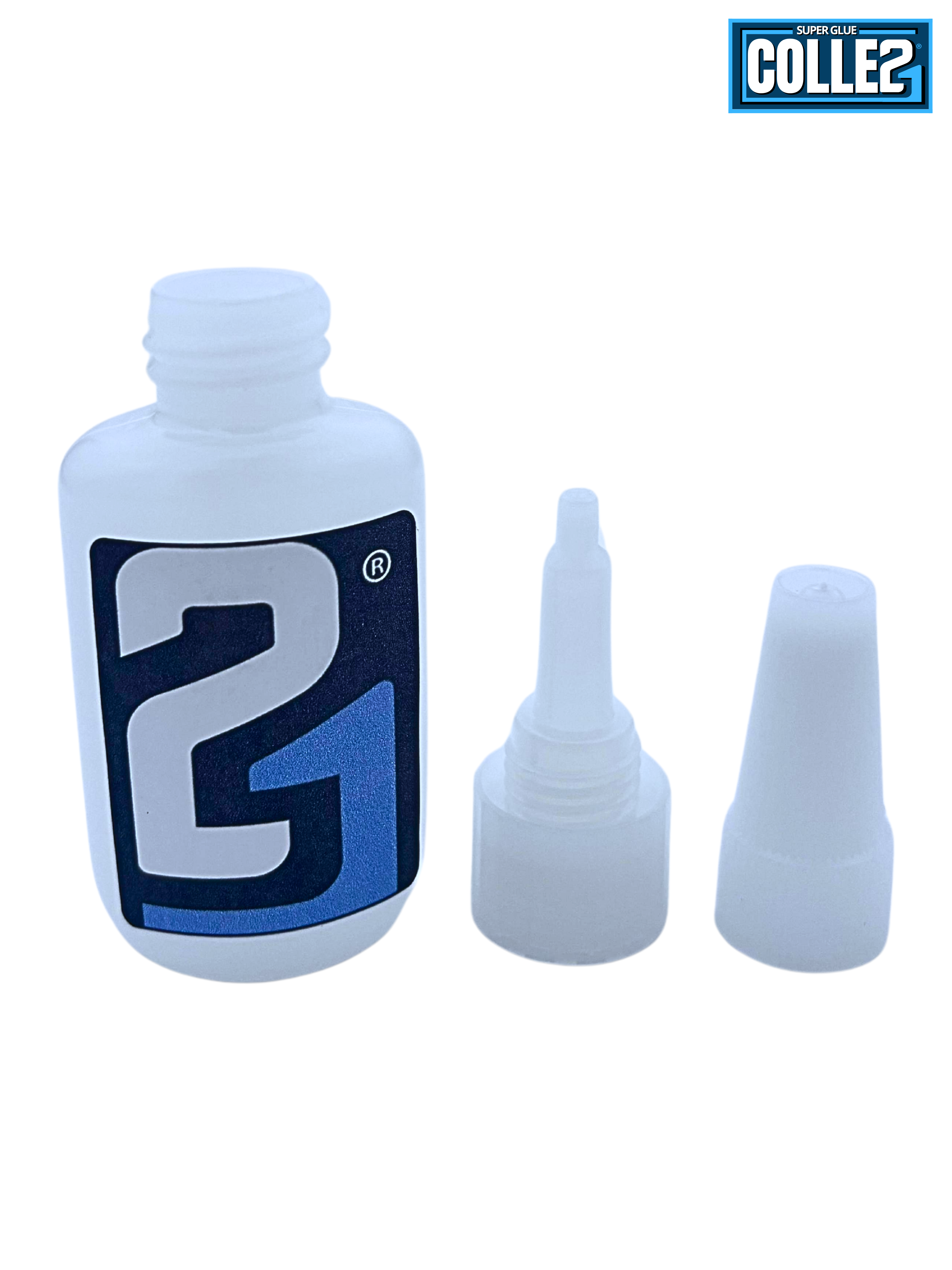 Botella vacía con tapa de doser para super pegamento de pegamento21-cuantidad por 20 g de pegamento