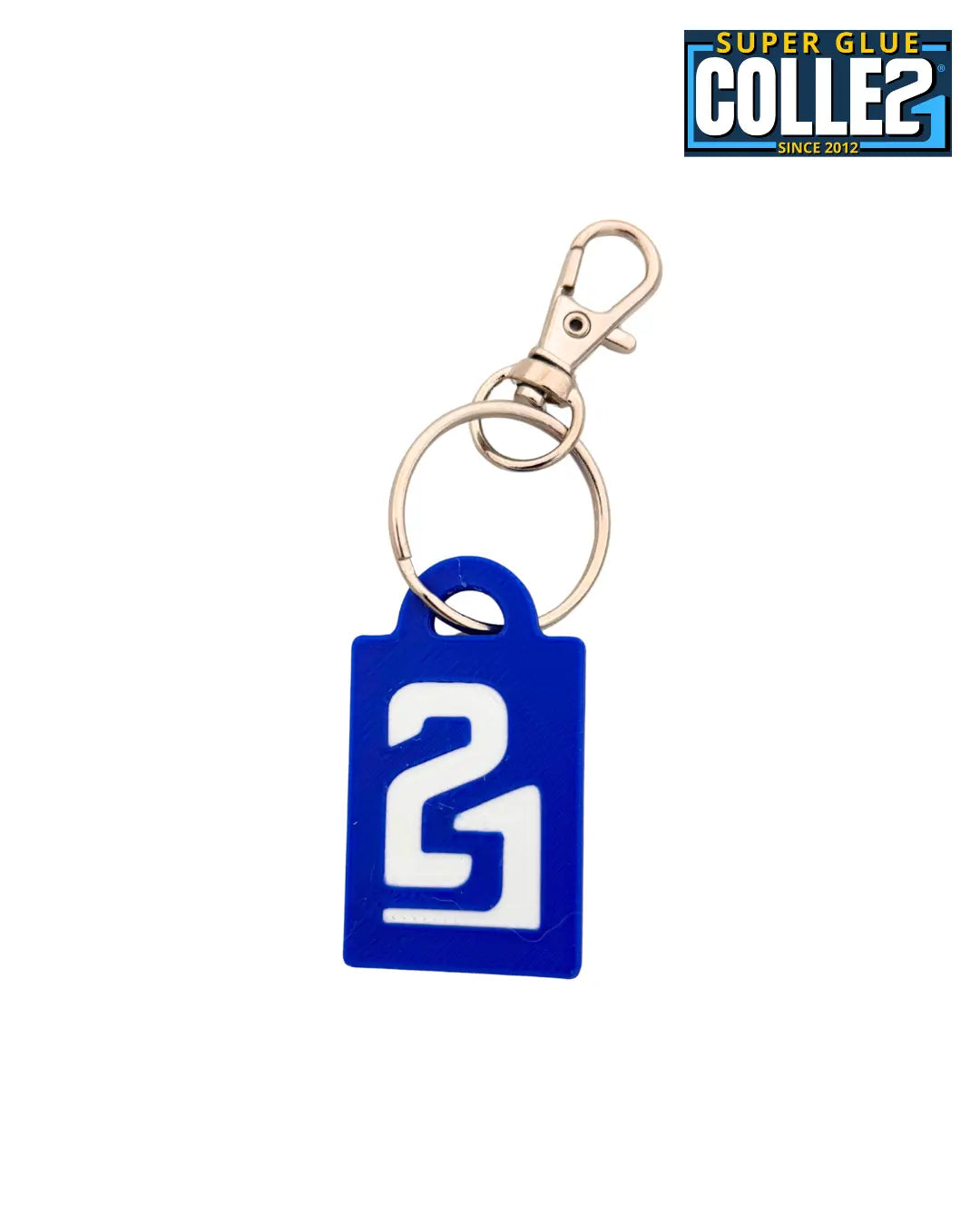🔑 Porte-clés Colle21 avec logo – Accessoire léger pour clés, sac et trousse Super Glue Colle 21