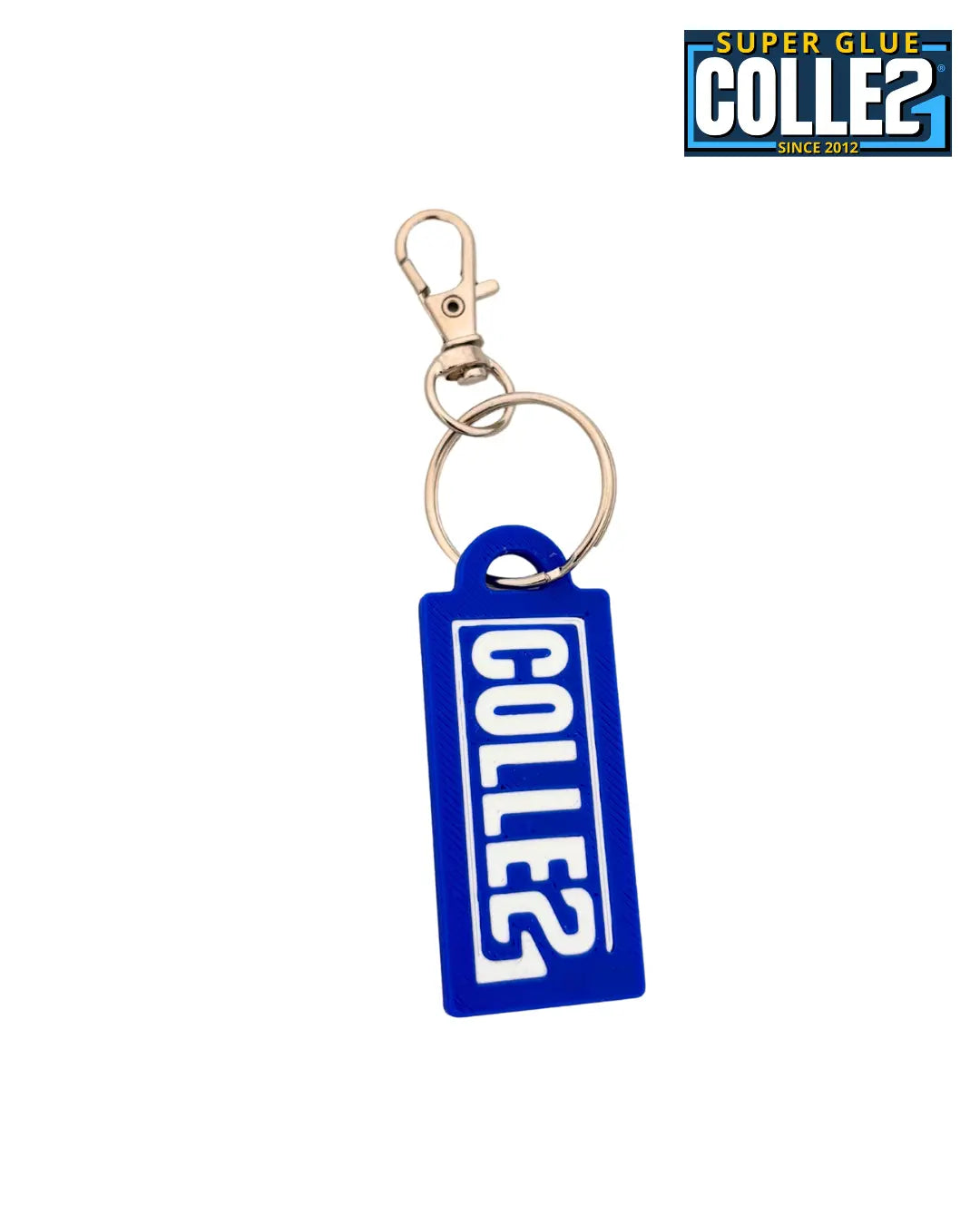 🔑 Porte-clés avec logo Colle21  – Accessoire léger pour clés, sac et trousse Super Glue Colle 21