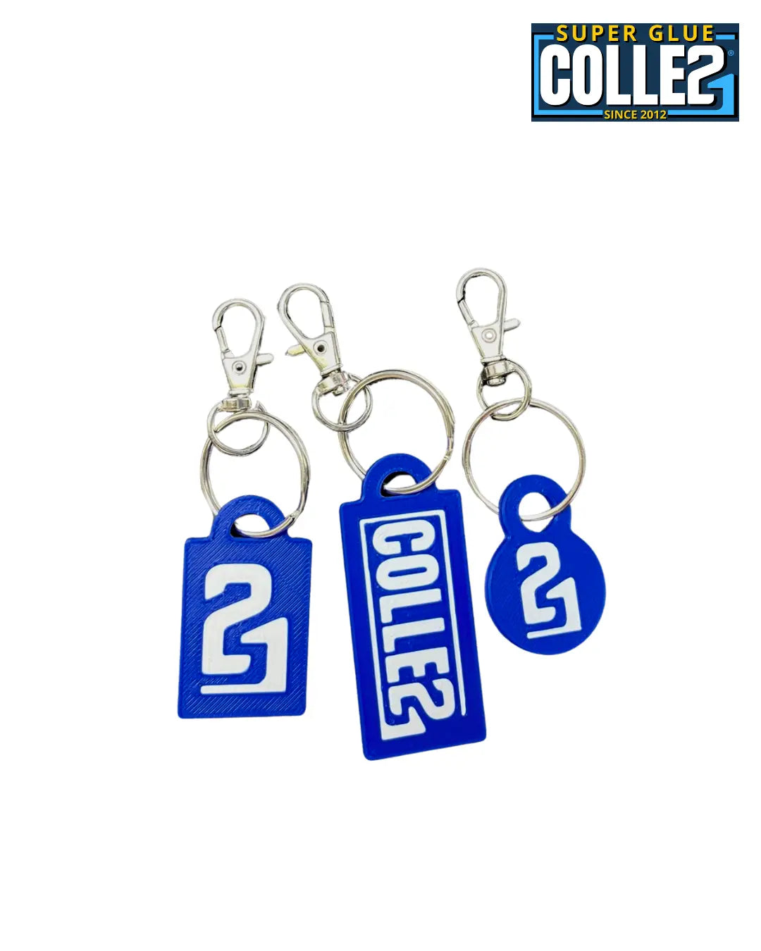 🔑 Porte-clés Colle21 avec logo – Accessoire léger pour clés, sac et trousse Super Glue Colle 21