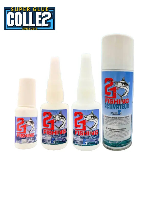 Kit Fishing Colle21 – 4 Produits pour des Collages Précis, Rapides et Résistants