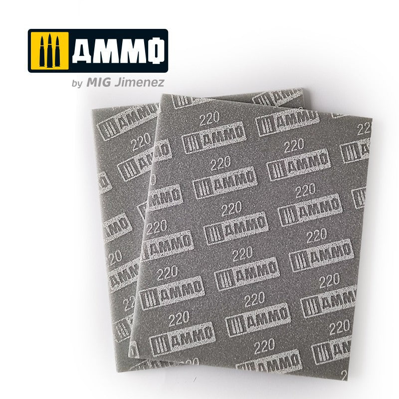 MIG A.MIG-8557 Sanding Sponge Sheet (220) – 2 pcs.