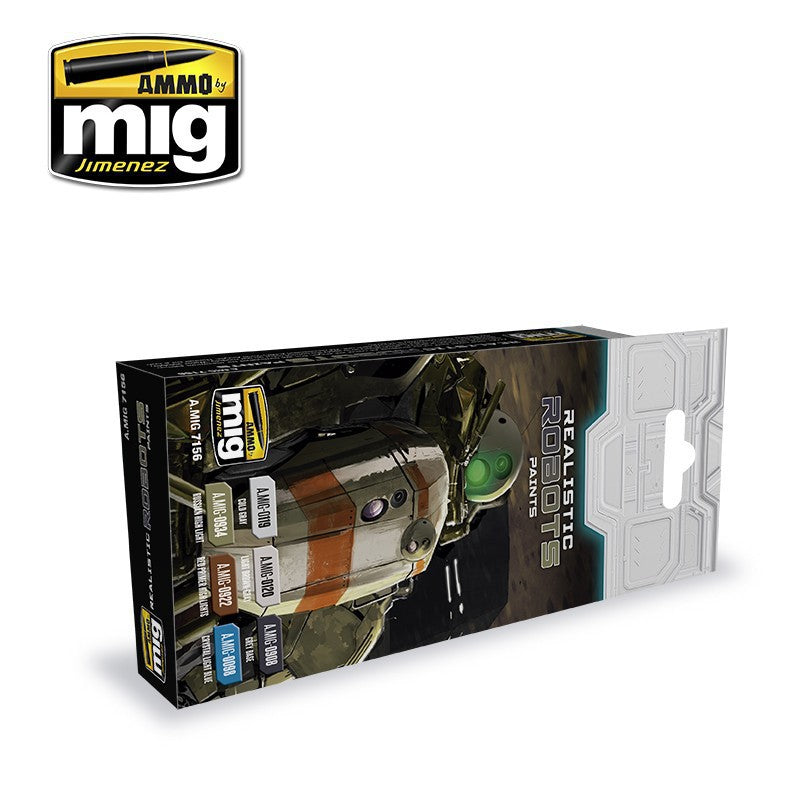 A.MIM-7156 pinturas de robots realistas