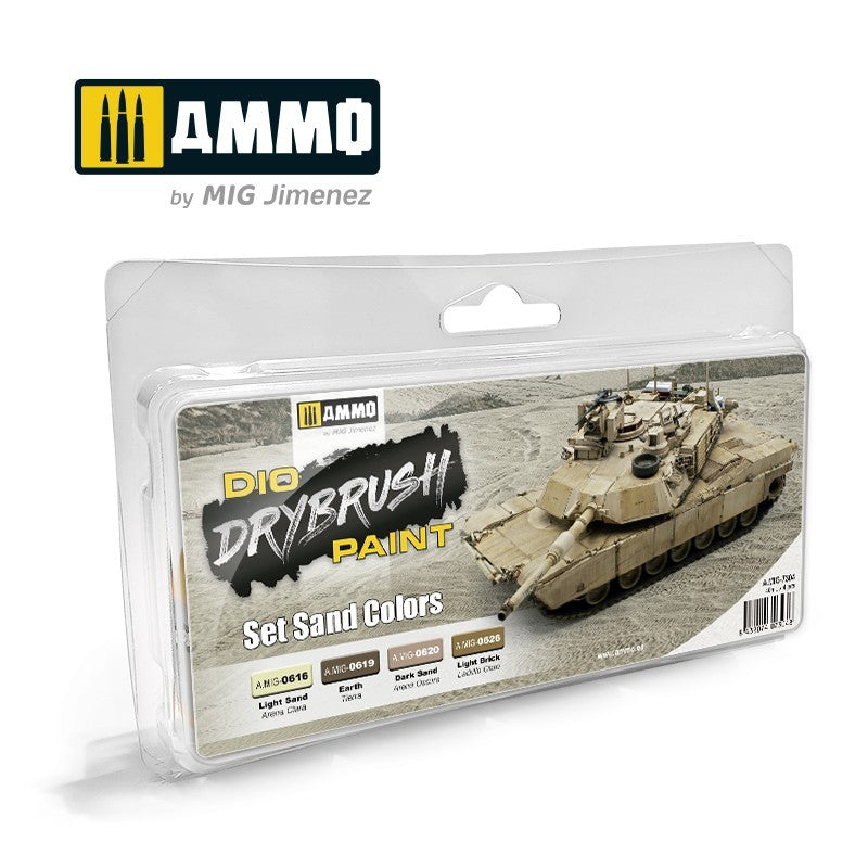 DRYBRUSH Set Sand Colors Set A.MIG-7304