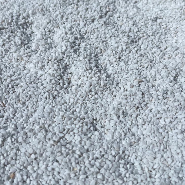 Microgranulato depolverizzato mycarb bianco carrara 1,8-2,5 mm. Granulato bianco carrara - 8/12 mm. Di Supercolla Colle21. Sacchetto di pietra decorativa 200 g.