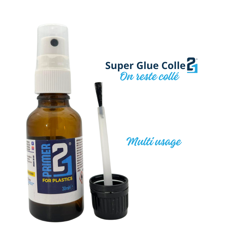 Primer Glue 21 per Cyano, primer da 30 ml per materie plastiche.