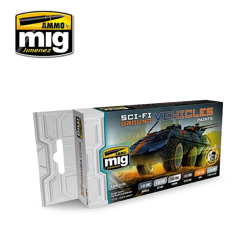Sci-Fi Ground Vehicles Paints A.MIG-7155