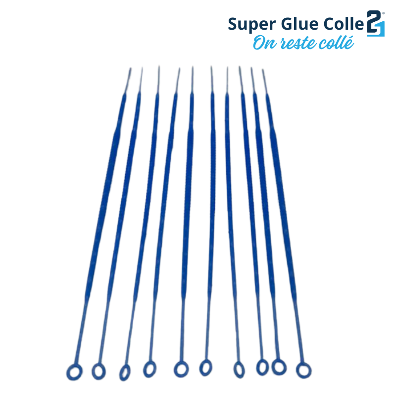 10 STYLET applicateur en polyéthylène de précision pour Superglue Colle21, Stylet Colle21, stylet pour Cyanoacrylate, stylet pour bricolage, stylet pour modélisme, stylet pour DIY.