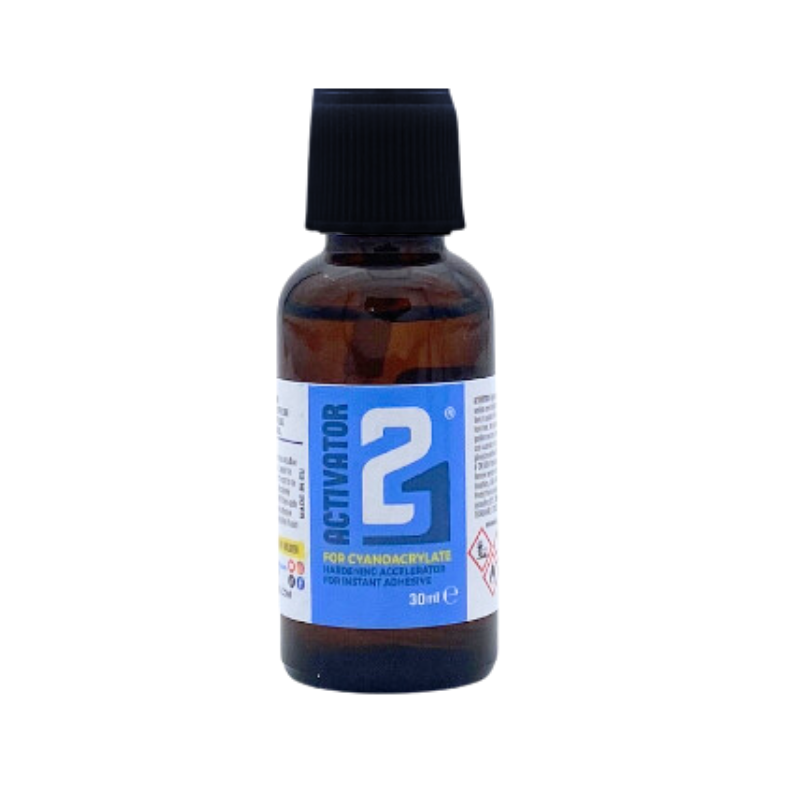 Kit Superglue Glue Cle21 Dense + Attivatore liquido 30ml -Colle per la creazione di modelli, colla per fai -da -te, colla cianoacrilato